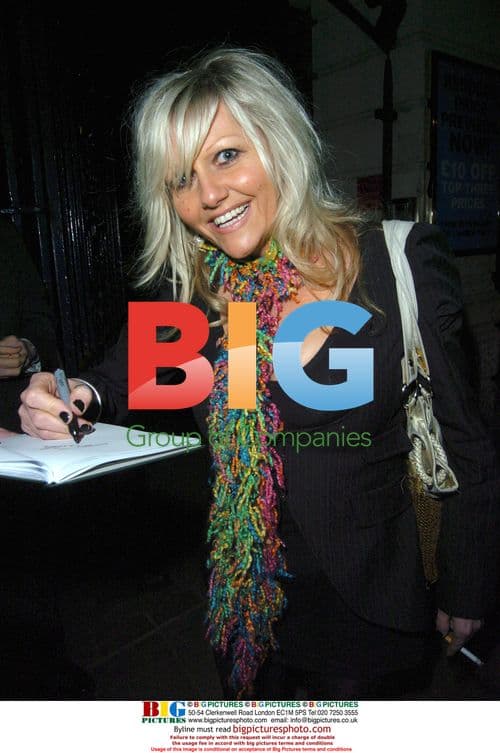 Camille Coduri at 'Treats' press night