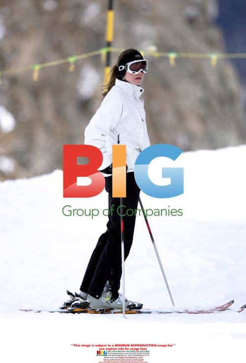 Prince William and Kate Middleton Ski in Swiss Alps