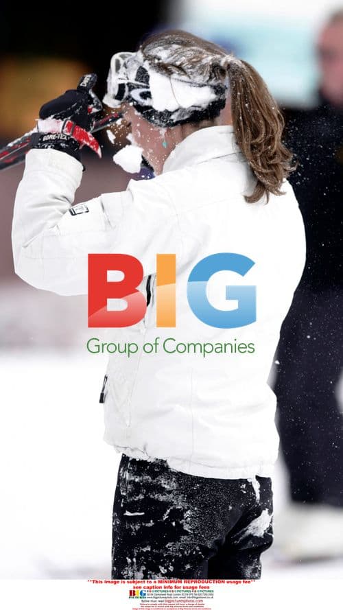 Prince William and Kate Middleton Ski in Zermatt