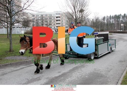 Swedish Neighborhood Collects Recycling by Horse