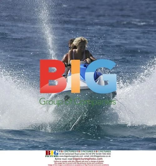 Aisleyne Horgan-Wallace enjoys jetski ride in Spain
