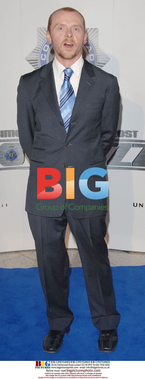 Simon Pegg at Hot Fuzz Australian Premiere