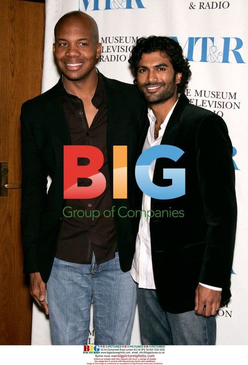 Leonard Roberts & Sendhil Ramamurthy at Heroes Festival