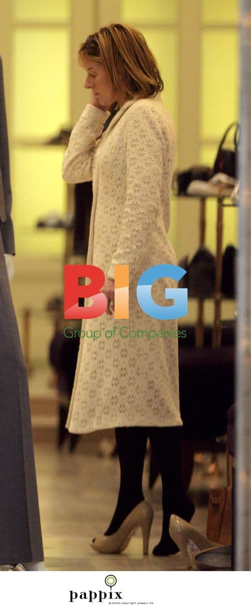 Andrea Catherwood Shopping with Son