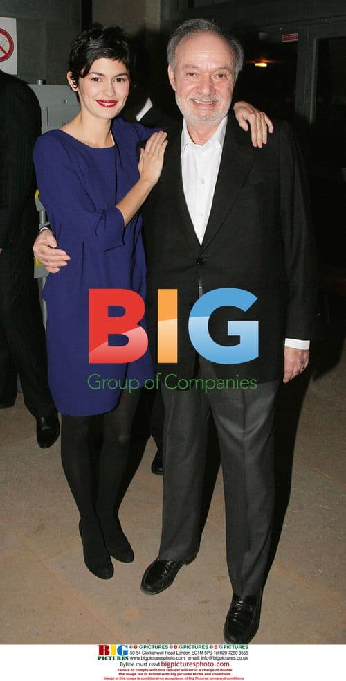 Audrey Tautou and Claude Berri at 'Ensemble, c'est tout' premiere