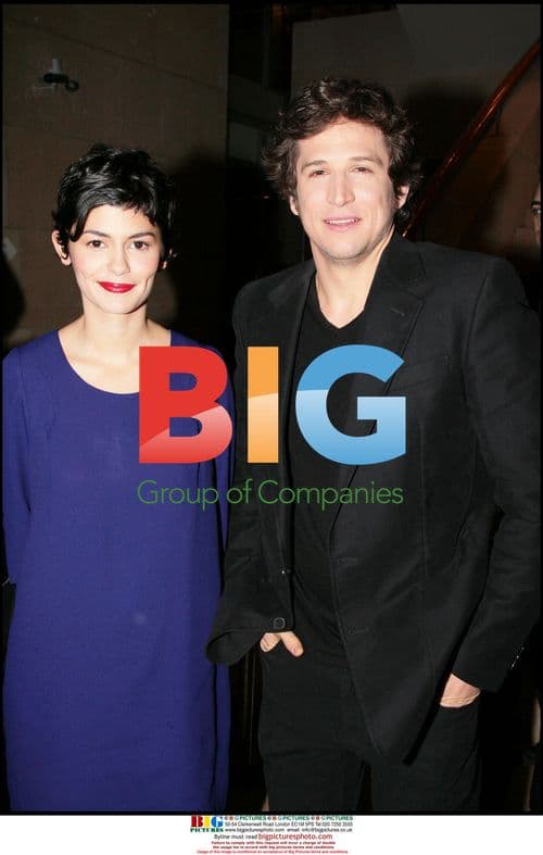 Audrey Tautou and Guillaume Canet at 'Ensemble, c'est tout' premiere