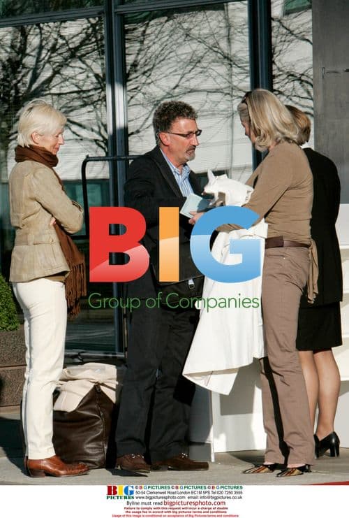 Eddie Jordan and Richard Desmond Arrive at Birthday Party