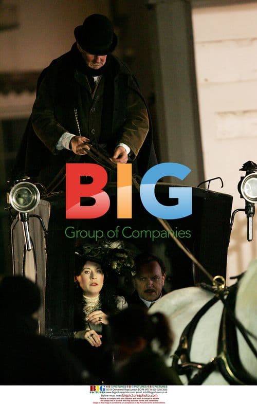 Actress Jessie Wallace on the set of 'Marie Lloyd'