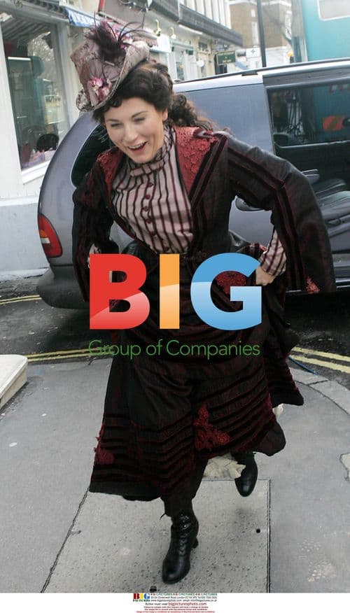 Jessie Wallace in Costume as Marie Lloyd