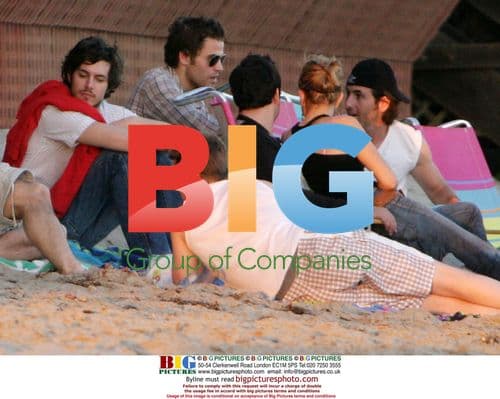 The O.C. stars hang out on Malibu beach