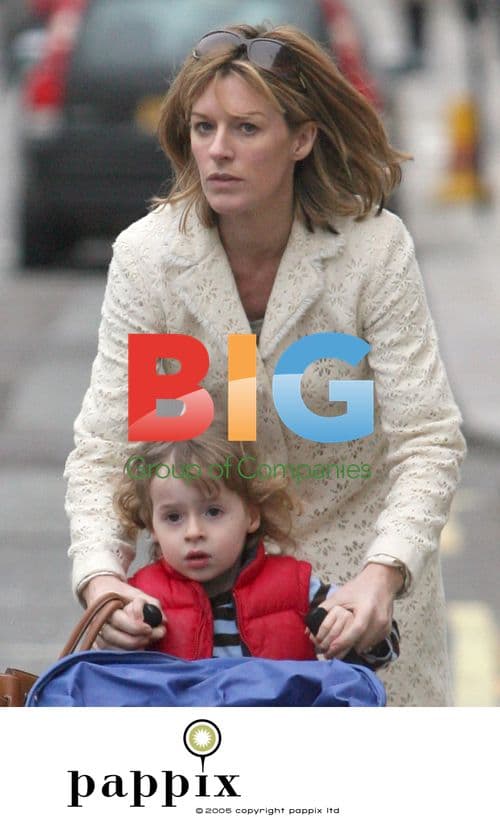 Andrea Catherwood Shopping with Son