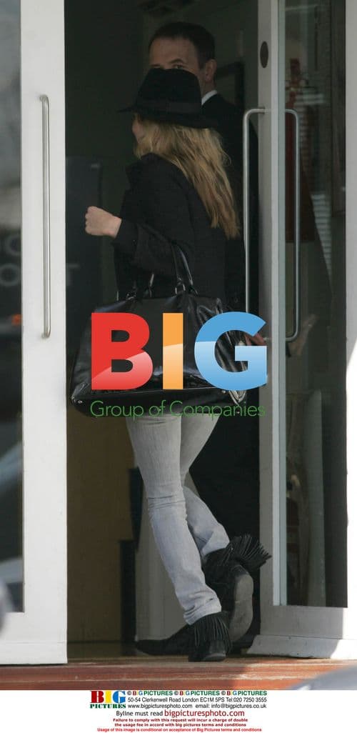 Kate Moss Leaving Home in London