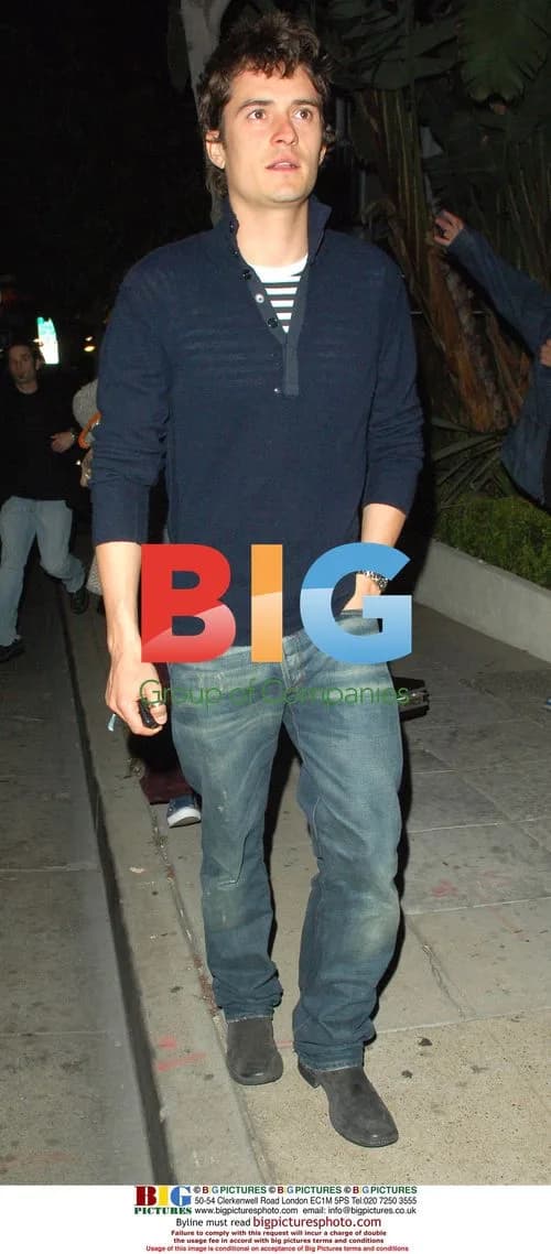 Orlando Bloom Leaving Il Sole in West Hollywood