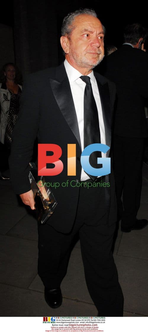 Sir Alan Sugar leaving RTS Awards