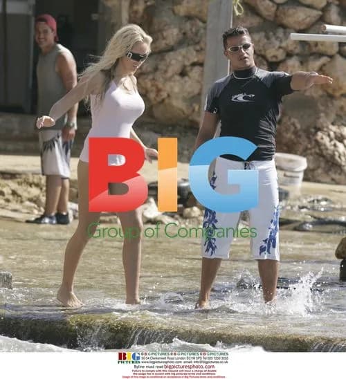 Aisleyne Horgan-Wallace enjoys jetski ride in Spain