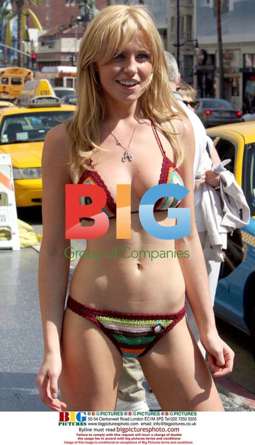 Abigail Clancy on Hollywood Blvd