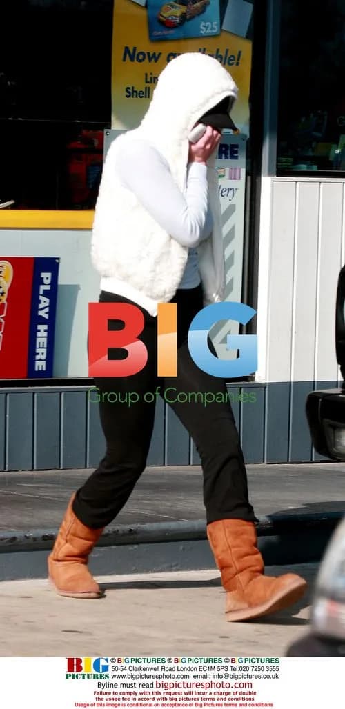 Britney Spears at Malibu Gas Station
