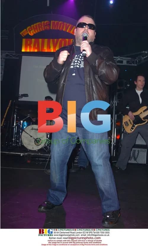 Chris Moyles at Comic Relief Radio 1 Rallyaoke