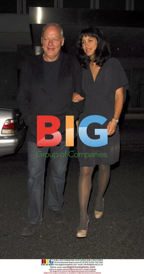 Dave Gilmour and Polly Samson at Sanderson Hotel reopening