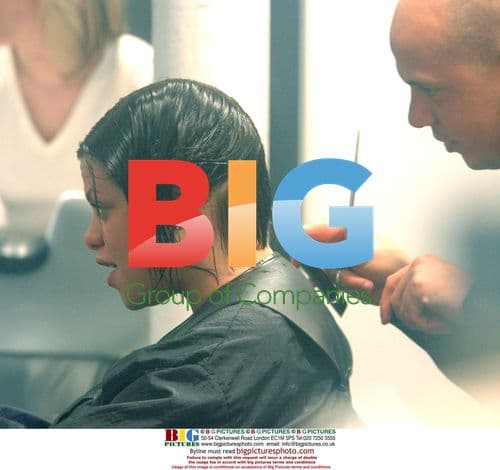 Jade Goody at Toni & Guy