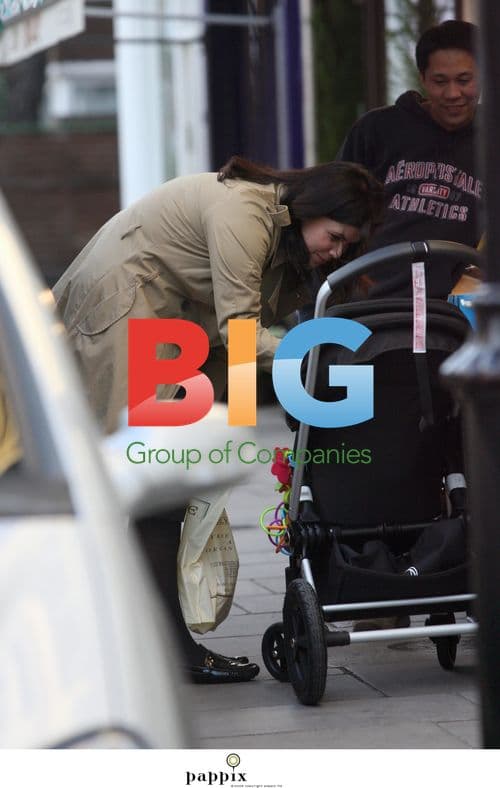 Kirstie Allsopp out with son in London