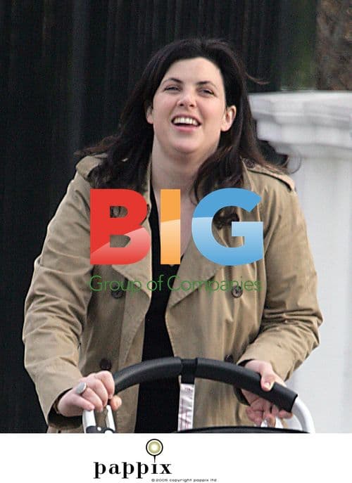 Kirstie Allsopp out with newborn son
