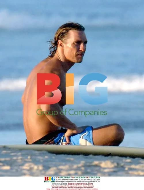 Matthew McConaughey Surfing in Queensland