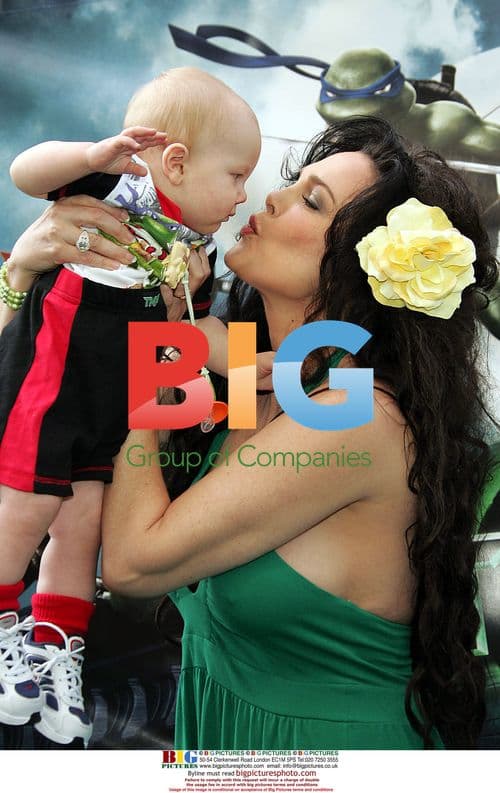 Julie Strain at TMNT Premiere