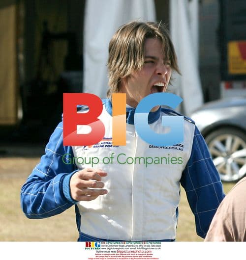 Dean Geyer at Celebrity Challenge Race