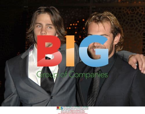 Dean Geyer and Daniel McPherson at Grand Prix Ball