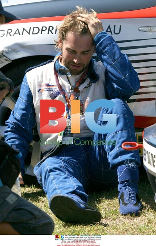 Daniel McPherson at Celebrity Challenge Race