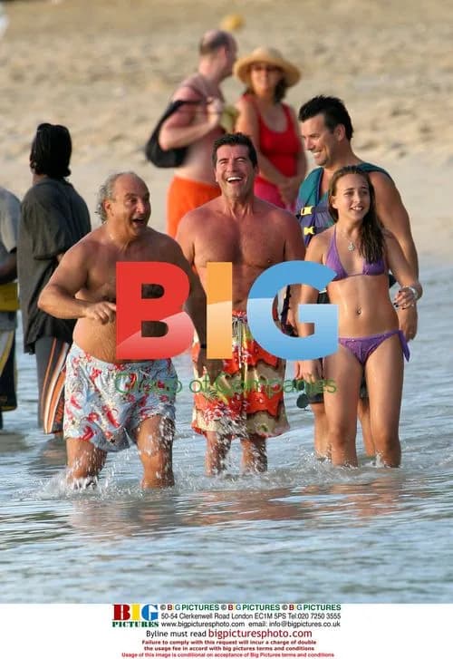 Simon Cowell, Philip Green, Terry Seymour mess around in Caribbean
