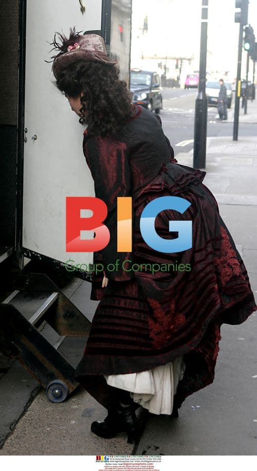 Jessie Wallace on Set of 'Marie Lloyd'