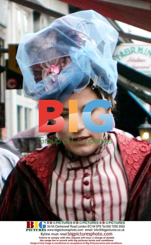 Jessie Wallace on Set of 'Marie Lloyd'