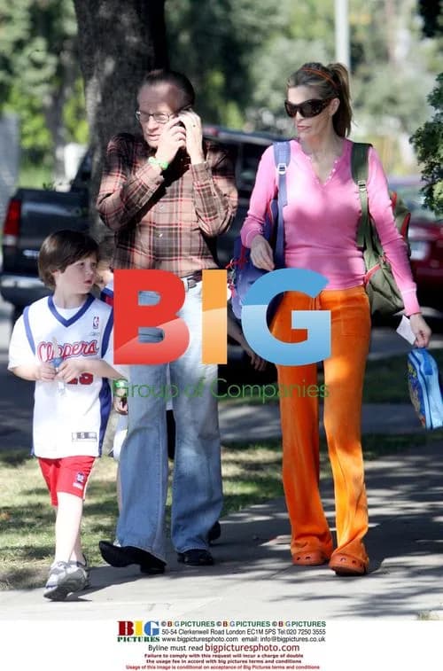 Larry King with family before surgery