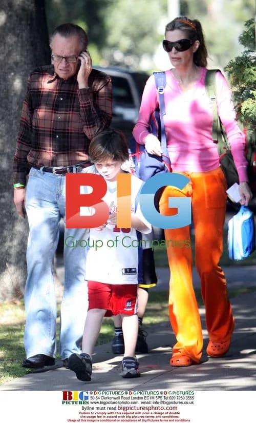 Larry King and Family Before Surgery
