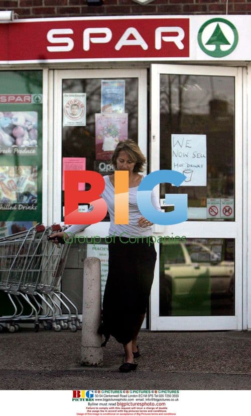 Carole Middleton visiting local Spar store
