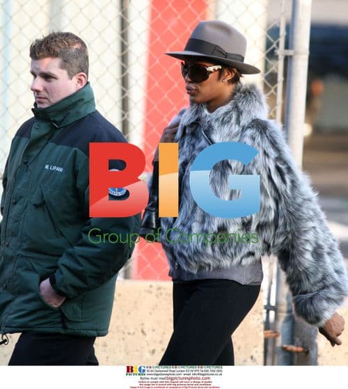 Naomi Campbell reports for community service