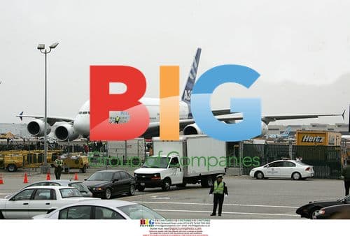 Massive A380 Airbus with Huge Wingspan