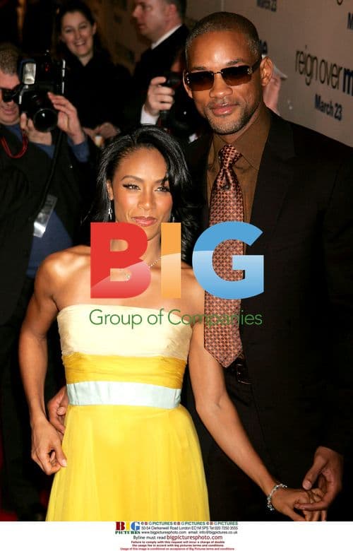 Jada Pinkett Smith and Will Smith at 'Reign Over Me' premiere