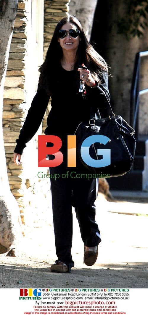 Demi Moore Leaving Workout