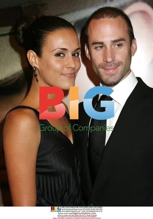 Joseph Fiennes and fiancee at Paris film premiere