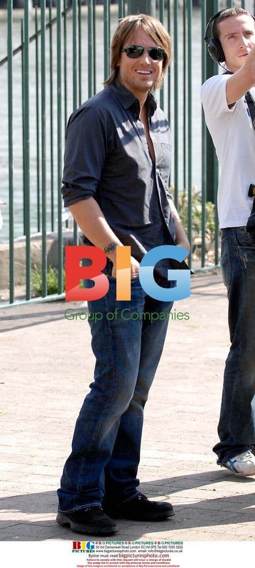 Keith Urban and Richard Wilkins at Woolloomooloo Wharf