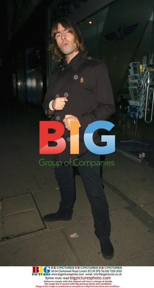Liam Gallagher leaves Nobu restaurant in London