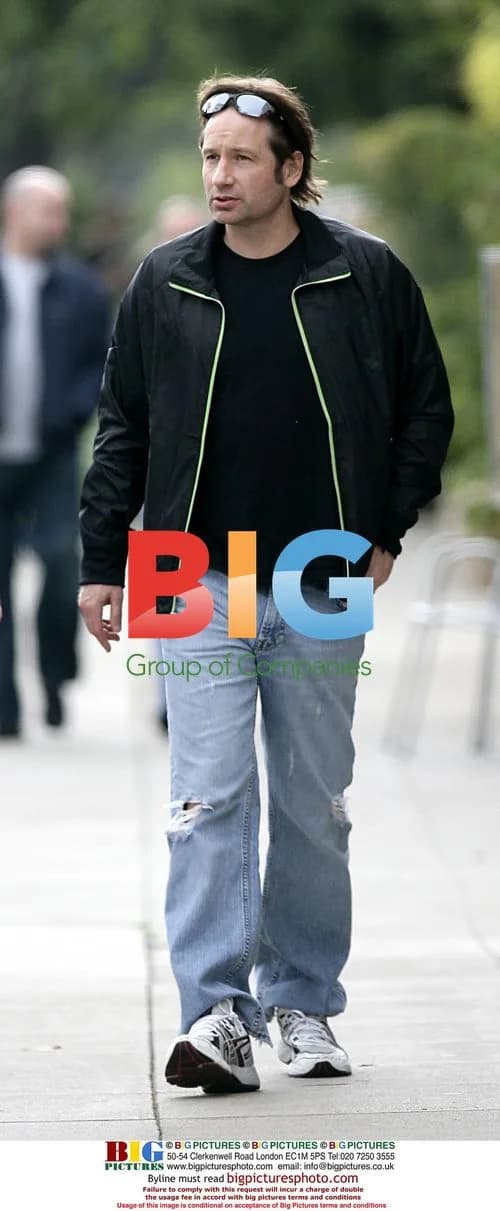 David Duchovny out in Brentwood, CA