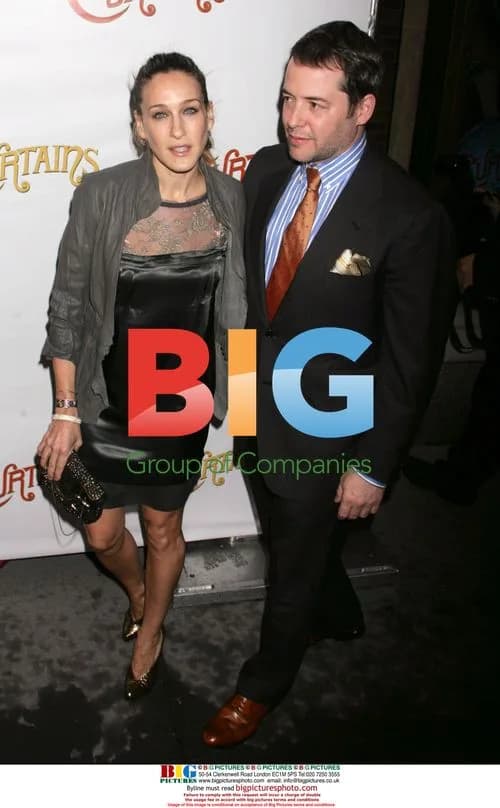 Sarah Jessica Parker and Matthew Broderick at 'Curtains' premiere