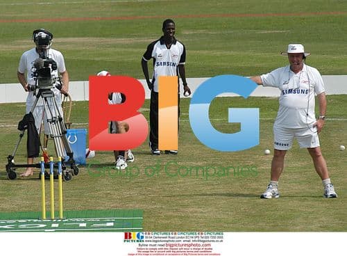 Bob Woolmer at Cricket Training