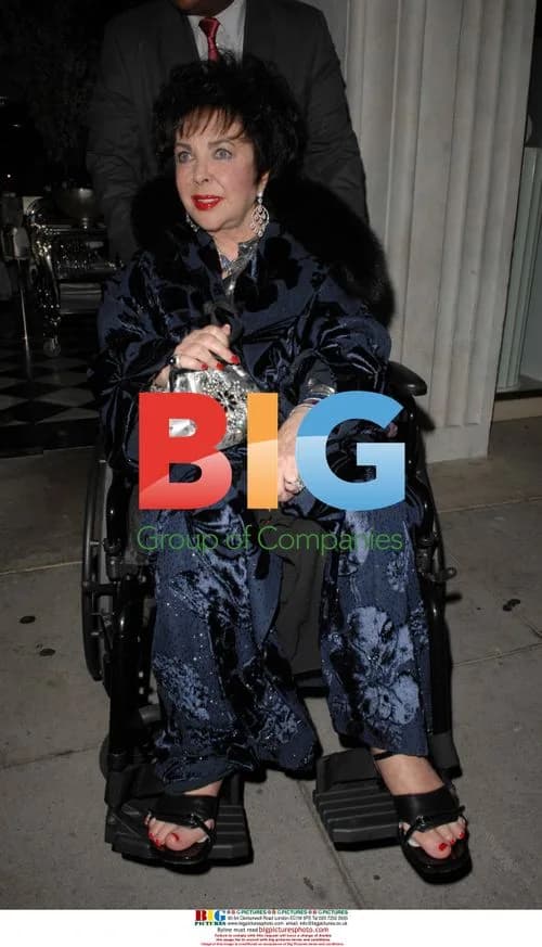 Elizabeth Taylor at Mr. Chow's