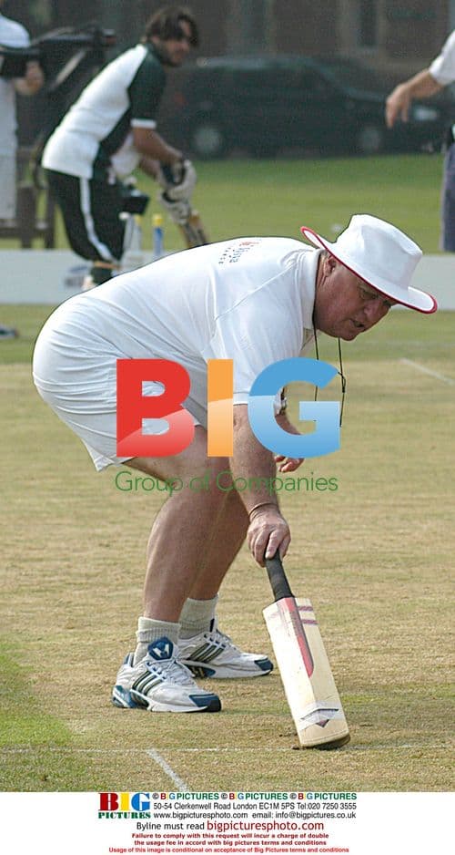 Bob Woolmer During Training Session