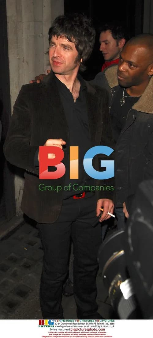 Noel Gallagher Enjoying Late Night Drinks
